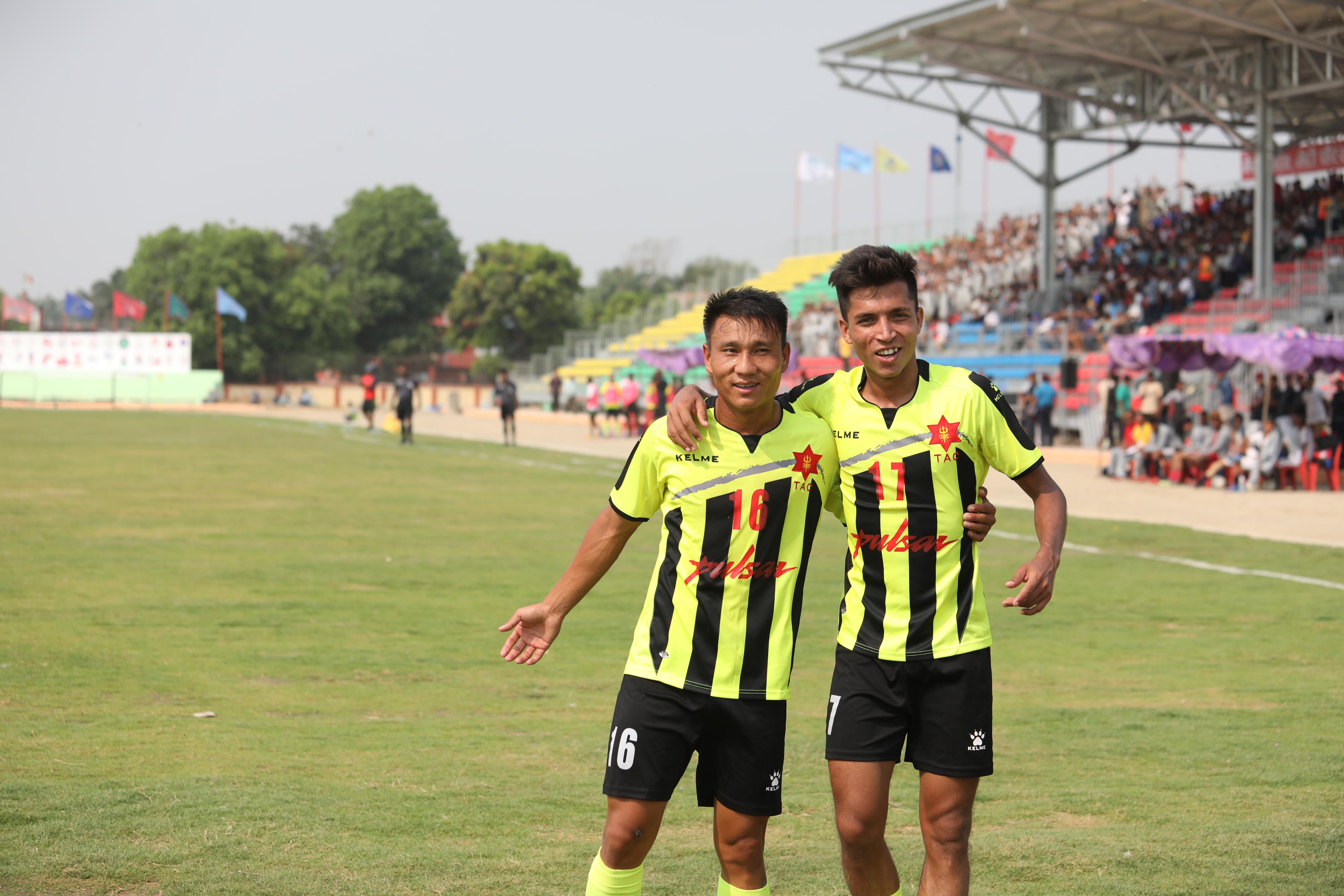 फुटबलको स्वर्णका लागि आर्मी र पुलिस भिड्ने