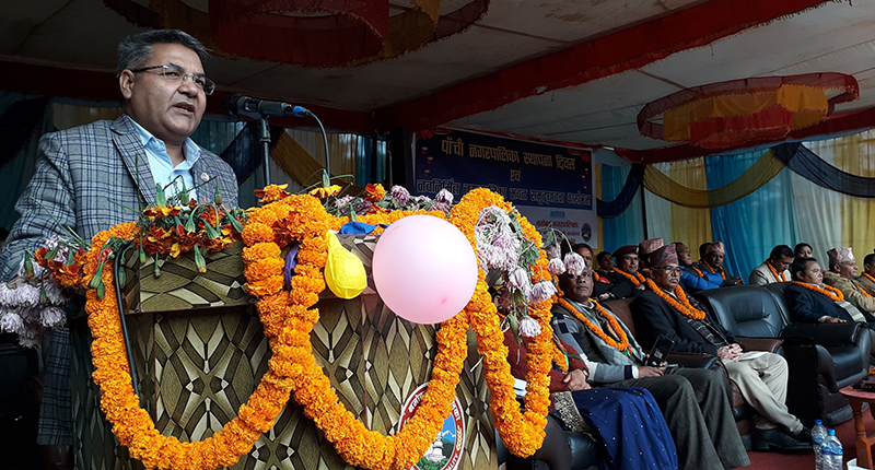 यो बुलेटबाट होइन, ब्यालेटबाट आएको सरकार हो : मन्त्री बाँस्कोटा