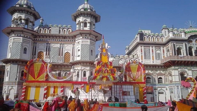 विवाह पञ्चमी महोत्सव : आज पाँचौ दिन मटकोर अर्थात् सीतालाई नुहाउने कार्यक्रम